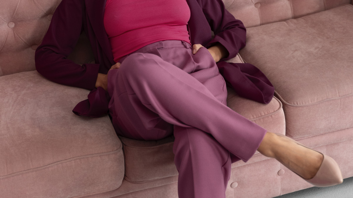 jolie tenue dans les tons roses